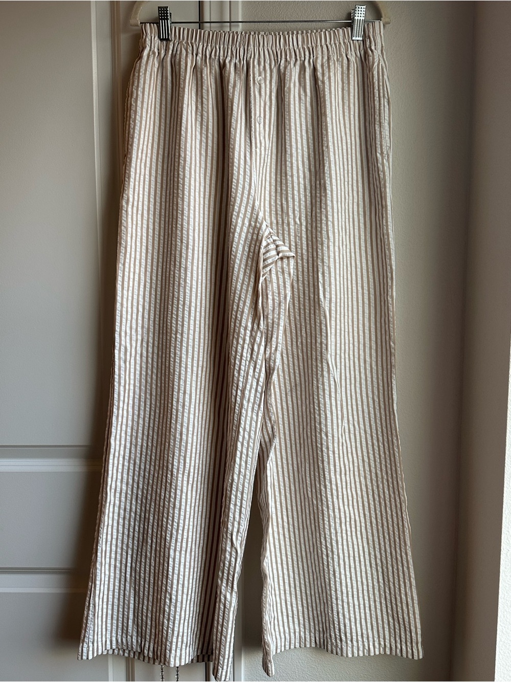 Wide Leg Striped Pants